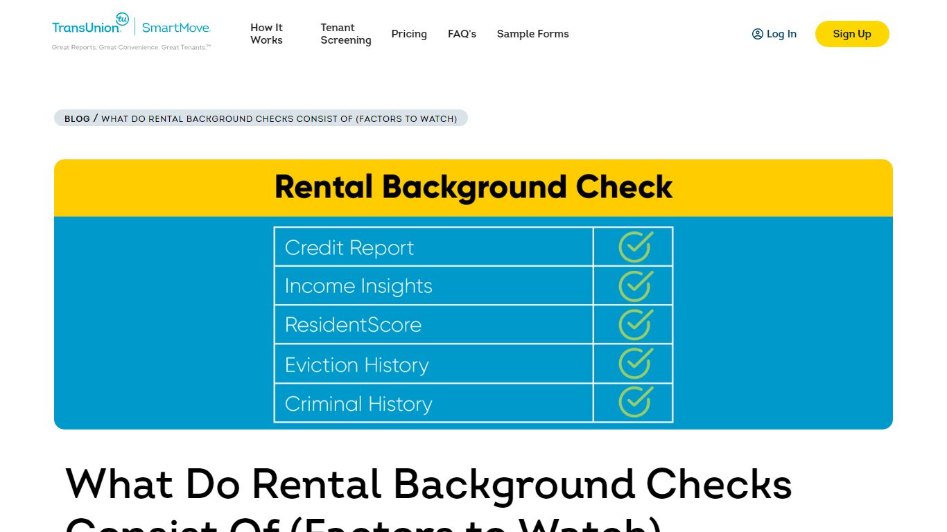 What Do Rental Background Checks Consist Of (Factors to Watch)